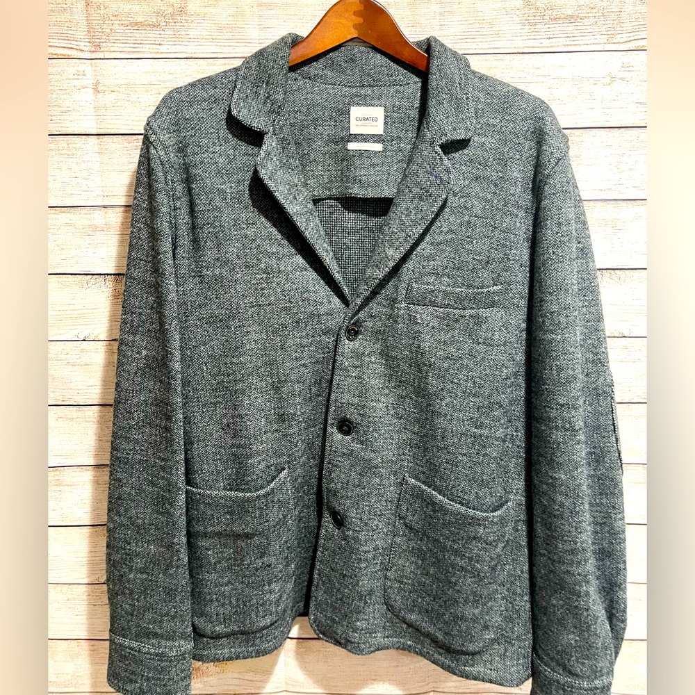 Curated, Luxury Wool Knit Jacket